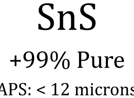 SnS, +99.5% Pure, APS: < 12 microns