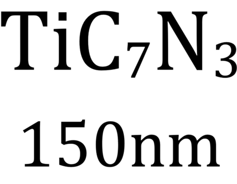 Titanium Carbonitride Nanopowder: TiC7N3, 150 nm